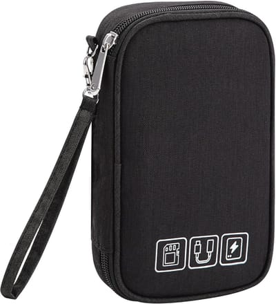 Compacte Draagbare Opbergtas voor Kabels en Elektronische Accessoires