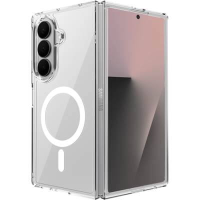 ShieldCase Magnetisch Hoesje geschikt voor Samsung Galaxy Z Fold 7 – Transparante Telefoonhoes – Draadloos Opladen Ondersteund – Schokbestendige Backcover – Magnetisch Compatible Case voor Fold7