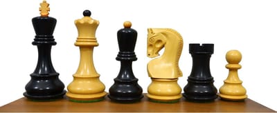 Alleen Russische Zagreb-schaakstukken | Luxe unieke schaakset in geëboniseerd buxus | Beste cadeau voor hem of haar | Chess Moscow
