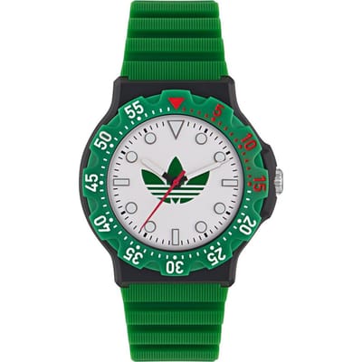 Adidas Originals Discoverer Two AOSY25512 Horloge - Siliconen - Groen - Ø 40 mm