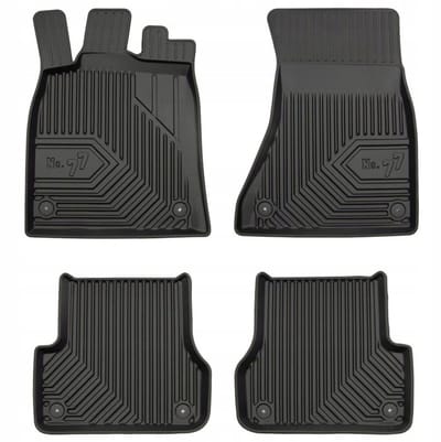 Frogum No.77 - Automatmatten - Geschikt voor Audi A6 C7 2011-2018 - TPE Rubber - 4-delige set