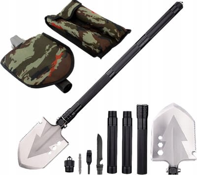 Survival schep - 16 in 1 - Opvouwbaar met hoezen