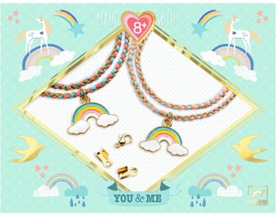 Djeco kralen & sieraden Rainbow Kumihimo armbanden set - creatief speelgoed.