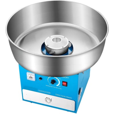 Commerciële Suikerspinmachine Suikerspin Maker 1000W voor Feest Blauw