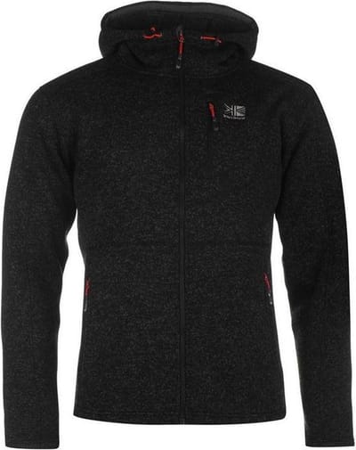 Karrimor Terry fleece met capuchon - Heren - Black Marl - XXL