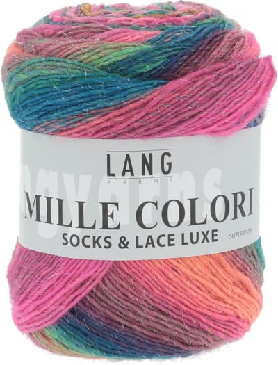 Lang Yarns Mille Colori Socks & Lace Luxe - 50 fantasie - Wol Garen