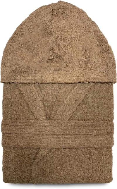 Badjas in Grote Maten van Badstof met Capuchon - Unisex Comfort en Zachtheid