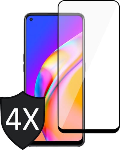 Screenprotector geschikt voor Oppo A94 5G - FullGuard Screen Protector - 4 Stuks