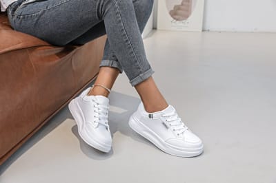 Sneakers Dames Sneakers W02 Wit-Maat-37