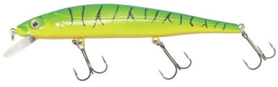 Predox XS-Pro Cuda 11,5CM 15g – drijvende plug met holografische afwerking en 3D ogen Firetiger
