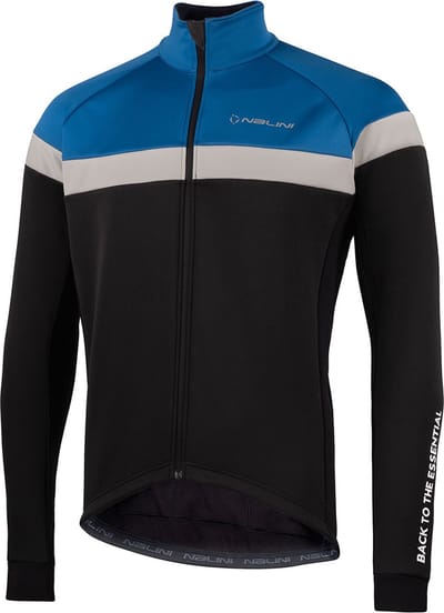 Nalini Fietsjack Heren Zwart Blauw - ROAD JKT BLACK BLUE - XL