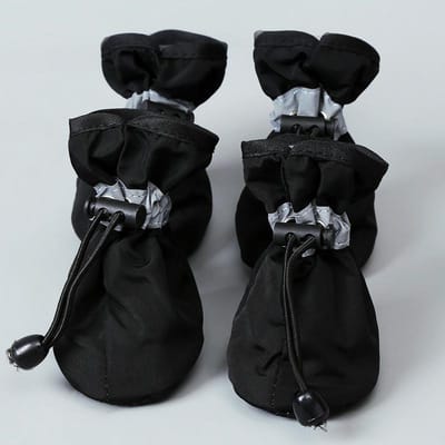 4 stuks/set Waterdichte Huisdier Hondenschoenen Antislip Regenlaarzen Schoenen voor Kleine Katten Honden Puppy Hond Huisdier Laarsjes Huisdier Poot Accessoires 1
