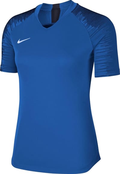 Nike Strike Shirt Korte Mouw Dames - Royal / Marine | Maat: XS
