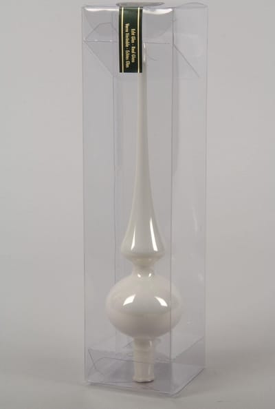 Decoris Piek glas 26cmwinterwit