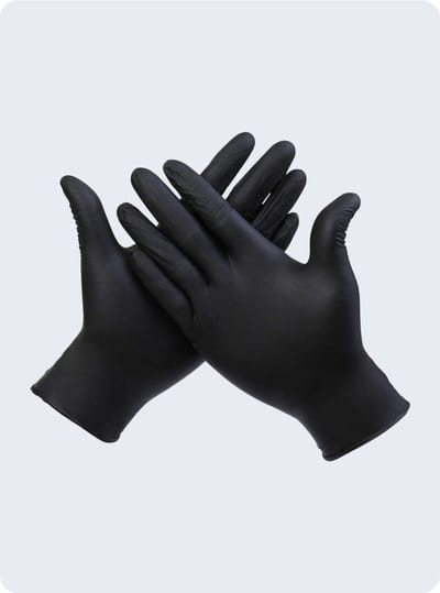 Tattoo Gloves Black – 100 pcs/box
