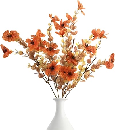 Droogbloemen Boeket - Kunstdecoratie - Huis Verfraaien - Onderhoudsarm Realistisch - 31x16 cm - Stijl C