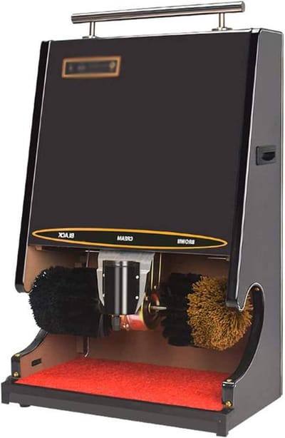 Schoenpoetsmachine - Automatische poetser - Schoenen poetsen - Automatische inductie - Compact formaat - Zwart