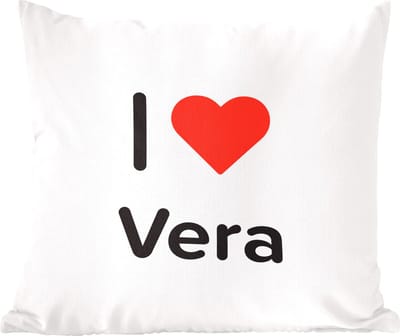 Sierkussens - Kussentjes Woonkamer - 60x60 cm - I love - Vera - Meisje