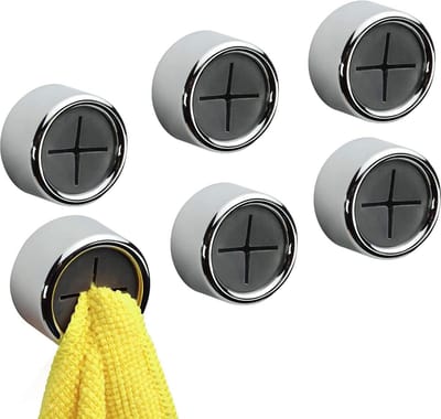 6 Stuks Handdoekhouder Klem - Handdoekhaken Theedoek Houder muur - Zelfklevende Handdoekhouder Keuken zonder Boren - html Content vaatdoekhouder