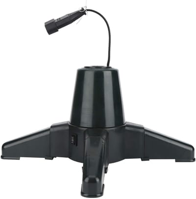 Dailygoods- Kerstboomstandaard 360 graden draaibaar - Stopcontact - 3 instellingen - Lichtrotatie - Kerstboomstandaards - Geschikt voor thuis - Kerstboomhouder
