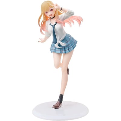 Figurine Originale My Dress Up Darling Kitagawa Marin Uniforme Scolaire Déguisement Modèle Debout Jouet Cadeau Figurine d'Action Pour Enfants PVC beige