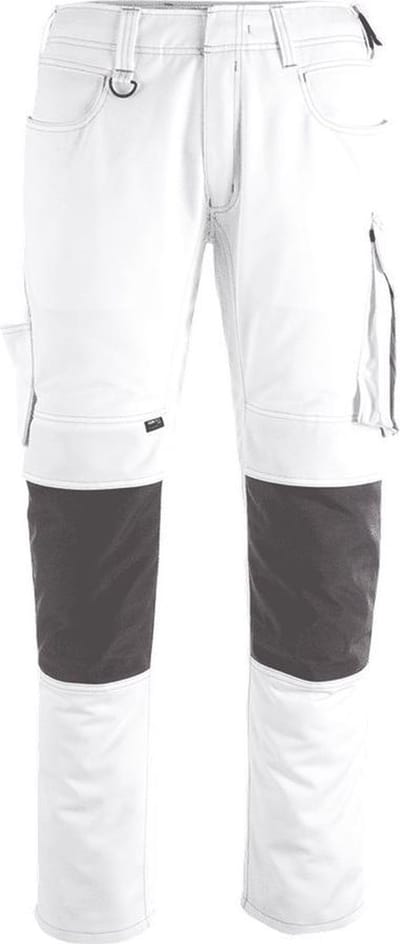 Mascot Unique Broek met kniezakken 12179-203 - wit/donkerantraciet - C42 - 82