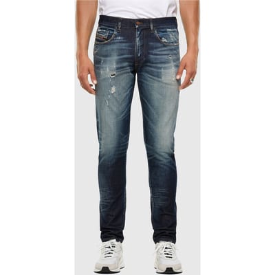 Diesel heren jeans D-strukt  - W28-L32 - slim - blauw - 0092l