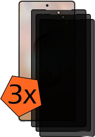 Screenprotector - 3 Stuks - Geschikt voor Samsung Galaxy S26 Ultra - Privacy Filter - Gehard Glas - Beschermglas - Tempered Glass - Screen Protector