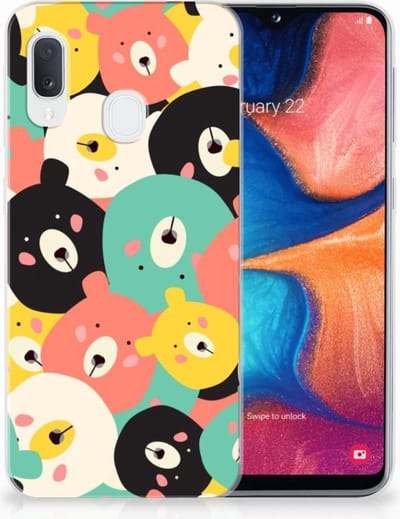 Samsung Galaxy A20e Telefoonhoesje met Naam Bears