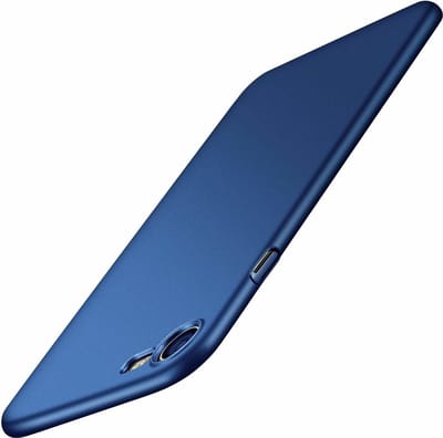ShieldCase telefoonhoesje geschikt voor Apple iPhone 7 / 8 ultra thin case - blauw - Dun hoesje - Ultra dunne case - Backcover hoesje - Shockproof dun hoesje