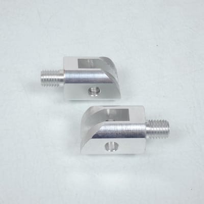 Paire de Chape de repose pied générique pour moto Peugeot 50 XP6 Neuf