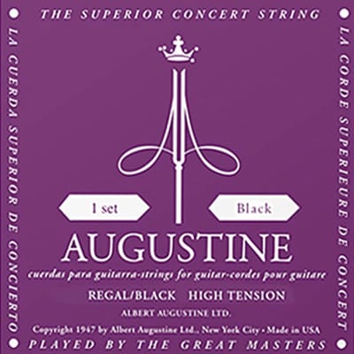 Augustine Regal Black Klassieke Gitaarsnaren - Hoog/Lage Spanning