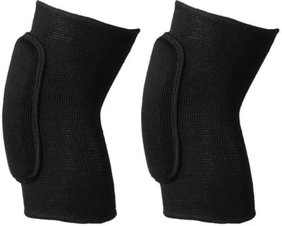 Kinder Elleboogbeschermers - Schuim Kniebeschermers - Sport Activiteiten - Ademend Materiaal - 24-38 cm - Zwart