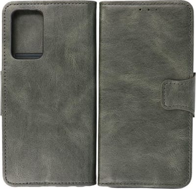 Bestcases Portemonnee Telefoonhoesje - Pasjeshouder Hoesje voor Samsung Galaxy A72 / A72 5G - Donker Groen