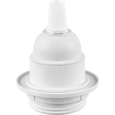 Home Sweet Home - DIY lamphouders - Lamponderdelen - ø5.8 x 7.3 cm - E27 - Wit - Cilinder - Ontworpen voor Hanglampen, Wandlampen