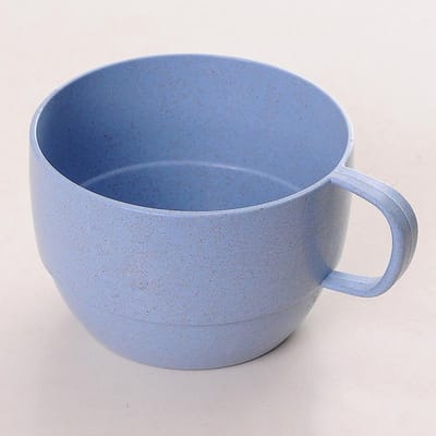 Plastic theekop in Scandinavische stijl Koffie Thee Melk Drinkbeker Milieuvriendelijk Herbruikbaar Tarwestro Beker Reis Badkamer Tandenborstelbeker