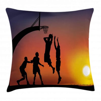 ABAKUHAUS Tienerkamer Kussenhoes – 50x50 cm – Dubbelzijdig bedrukt, rits, kleurvast, multicolor