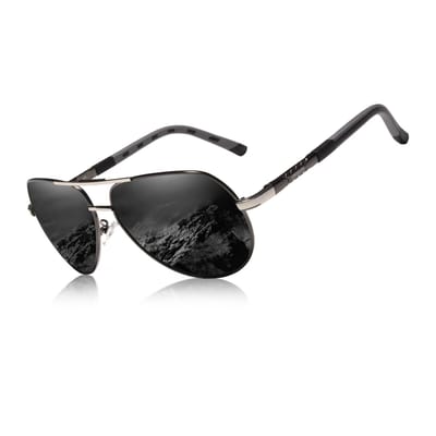 Kingseven Zwart Grijs -Gepolariseerd - Zonnebril Heren - Sunglasses - Zomertrend