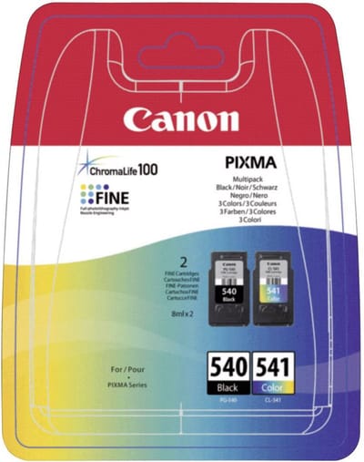 Canon PG-540 & CL-541 - Inktcartridge - Origineel - Standaard capaciteit - Kleur en Zwart + Retourzakje