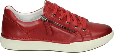 Josef Seibel - CLAIRE 03 - Lage sneakersDames sneakers - Kleur: Rood - Maat: 41