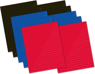 schrift A5 80 blz gelinieerd 210x165mm krimp à 5 stuks