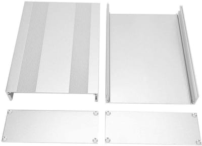 Aluminium projectdoos 54 * 145 * 200mm - Aluminium behuizing - Versnelt warmteafvoer - Voor elektronische producten - ShopVlot