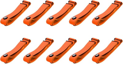 Hartslag Borstband - Elastische Band - Sport Meten - Verstelbaar Materiaal - 10 Stuks - Oranje