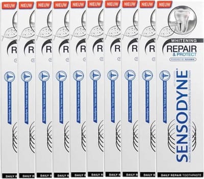 10 x Sensodyne Repair & Protect Whitening - 75 ml - Tandpasta