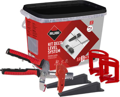 Rubi Delta Levelling Starterskit 3mm - Nivelleer Systeem - Tegeldikte 6-16mm