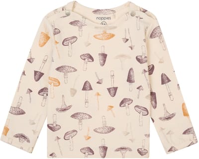 Noppies Tee Grabels long sleeve allover print Unisex T-shirt - Maat 62