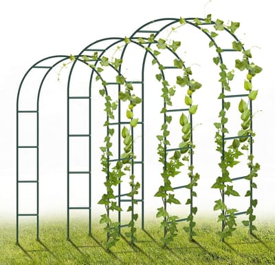 Tuinen Boog van Metaal 240 x 140 x 38 cm - Decoratie voor Tuinfeesten, Bruiloften en Romantische Avonden met Planten en Ballonnen