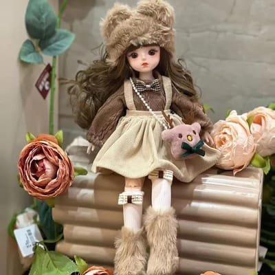 1/6 SD 30cm Bjd Pop met Kleding Lang Haar Hoge Hak Prinsessen Aankleed BJD Poppen Elegant Aantrekkelijke Ogen