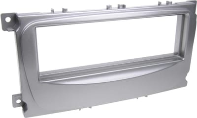 1-DIN Paneel geschikt voor Ford S-Max / Focus / Galaxy / Mondeo/ Tourneo Kleur: Zilver