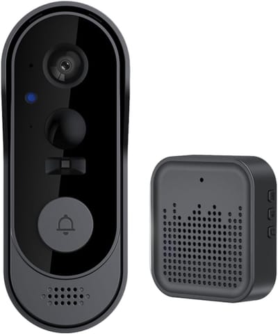 Video Deurbel - Slimme Intercom - Huis Beveiligen - Bewegingsdetectie - 1080p HD - Zwart